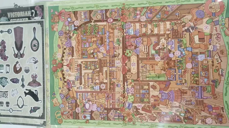 Victorian House Full‑Scene Sticker